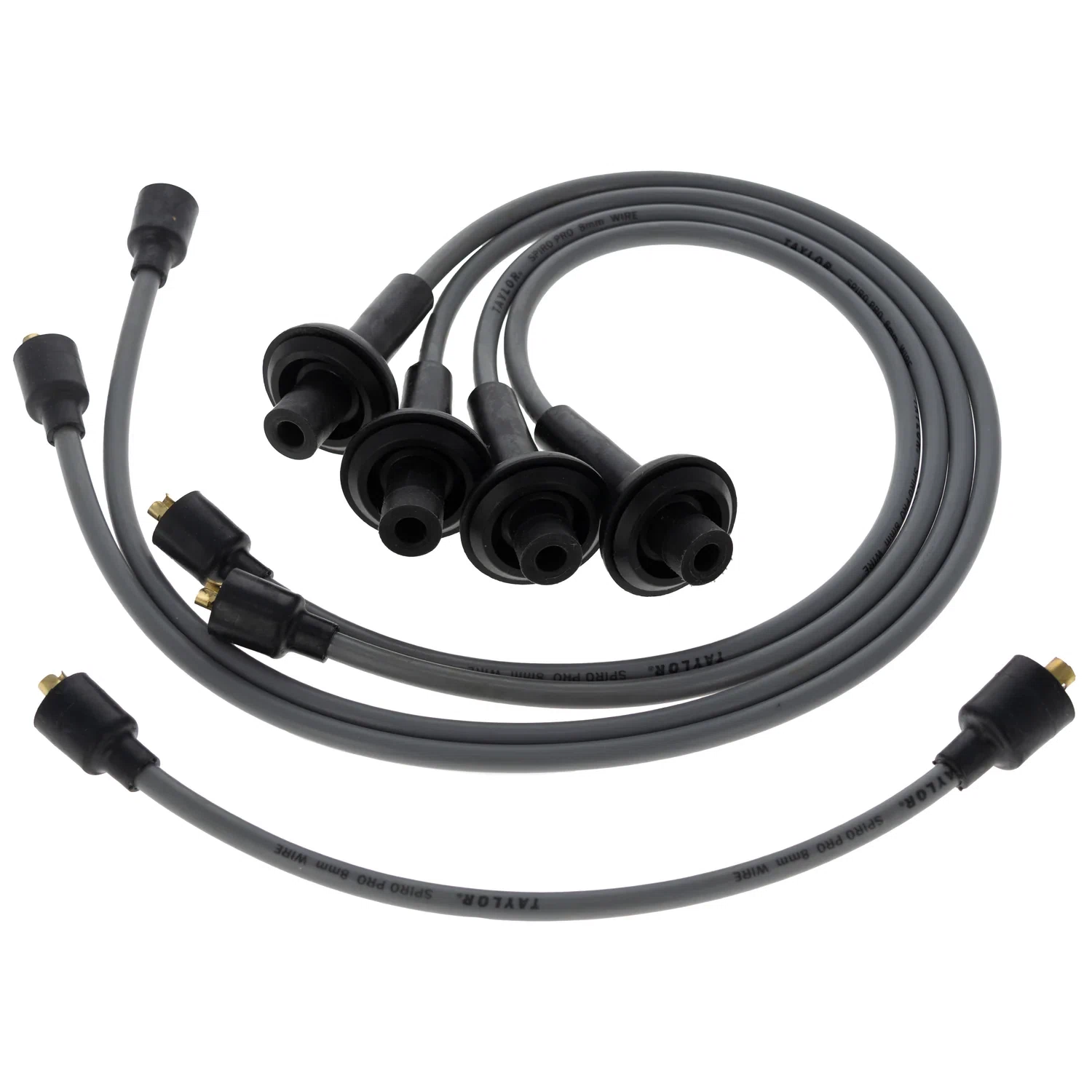 Spark Plug Wire Set 1954-1978 Volkswagen 8mm Silicone Spiro Pro 350 ohm_ft 54891
